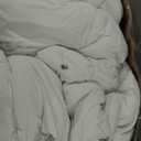 MASVIS King Size Dual Layer 4 Inch Memory Foam Mattress Topper, 2 Inch Gel Memory Foam and 2 Inch Cooling Pillow Top Mattress Pad Cover for Back Pain, Medium Support