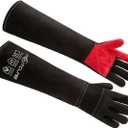 Long Welding Gloves 23.6 Inches 932,Heat/Fire Resistant Leather For Mig, Tig, Stick, Forge, BBQ, Grill, Fireplace