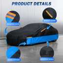 Car Cover Waterproof All Weather Outdoor Windproof Dustproof UV Protection Fit Sedan BMW 2 Series,Chevrolet CobaltDodge NeonKIA SephiaNissa Versa