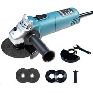 Power Angle Grinders, 7.5-Amp 4-1/2 inch Electric Grinder Power Tools, 1200W Power Electric Grinder Tools, Top Open/Off Button, Auxiliary Handle for Cutting, Grinding, Polishing and Rust Removal