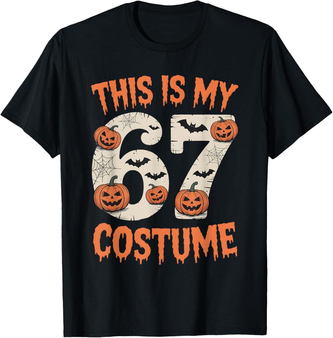 This is My 67 Costume Halloween T-Shirt L 