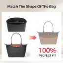 ZTUJO Purse Organizer Insert For Handbags For Le Pliage, Ultra-light Waterproof DupontPaper Upgraded Purse Organizer Insert (Black, Large)