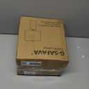 20.25" Small Single Table Lamp for Bedroom Modern Ceramic Nightstand Lamp Farmhouse Bedside Lamp Boho Living Room Lamp White End Side Table Lamp