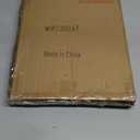 Farmhouse Small Arched Mirrors for Wall Decor Living Room 16 X 12 Inch, Hanging Distressed Rectangular Carved Wood Frame Entryway Mirror, Handmade Antique Bathroom Mirrors for Over Sink