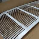 34" x 10" Return Air Grille - Sidewall and Ceiling - HVAC Vent Duct Cover Diffuser - [White] [Outer Dimensions: 35.75w X 11.75"h]