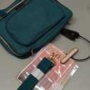 Bible Cover for Women Bible Case, Large Bible Bag, Bible Study Supplies Bible Journaling Kit Book Carrying Case with Bible Highlighters Tabs, Valentines Day Christian Gifts for Women (Green)