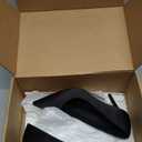 MOOMMO Kitten Heel Pumps Pointed Toe Satin Slip On 2 Inch Mid Heel Dress Shoes Classic Work Pumps for Office Ladies Wedding Bridal Party 4-13 M US (8.5)