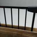 Babelio Baby Gate for Stairs, Kitchen & Doorways, No Bottom Bar| Easy Install| One-Handed Operation| Auto-Close| Hardware Mount Safety Dog Gate (Black, 34" H, 29.7-46.5" W)