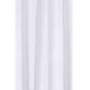 N&Y HOME Fabric Shower Curtain Liner 48 x 72 inches Bath Stall Size, Hotel Quality, Washable, Water Repellent, White Spa Bathroom Curtains with Grommets, 48x72