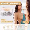 Nipple Covers No Show, No Sticky Reusable Silicone Nipple Pasties Bra, Grippy Breast Covers with Travel Box