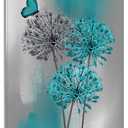 2 PCS LB Dandelion Canvas Art Teal Grey Dandelion with Butterfly on Abstract Background Plant Decor for Living Room Bedroom Bathroom Office Framed Ready to Hang 20x16 Inch