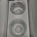 10oz Large Spinning Whiskey Glasses set of 2,Rotatable Old Fashioned Glasses,with Bamboo Coasters,Help Relieve Stress, Anxiety,Tension. Christmas Gifts Stocking Stuffers for Men,Husband,Dad,Father