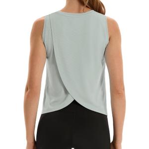 HODOSPORTS Women Workout Tops Sleeveless Split Open Back Tank Tops Athletic Gym Yoga Shirts Quick Dry Loose Fit UPF 50+ (XL)