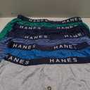 Hanes Men's 5-Pack Ultimate Dyed Exposed Knit Boxer with ComfortFlex Waistband-Assorted Colors XL