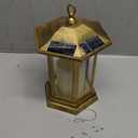 Solar Lantern Outdoor, Outdoor Hanging Candle Lanterns LED Lights - PVC Waterproof Solar Lights Decorative Lantern Lights for Table,Outdoor,Party