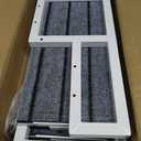 RV Step Stool with Handrails, 2 Step Stool with 2 Handrails, Wide Platform & Anti-Slip Mats, Portable Stairs for Hot Tub/Camper/Mobile Home/Porch/SPA Pool/Pet Stairs