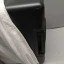 LEVEL8 Elegance Checked Luggage, 24 Inch Hardside Suitcase, Lightweight Matte Hardshell with Tsa Lock, Large Suitcases with Spinner Wheels, Black