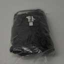 Picnic Table Cover with Bench Covers Elastic Edges, Vinyl with Flannel Back, Fitted 6 Foot Rectangle Tables 30"x 72", Waterproof Windproof Wipeable Resistance to Fading (Pure Black)