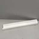 BlindsAvenue Cellular Honeycomb Cordless Polyester Shade, 9/16" Single Cell, Light Filtering, White, Size: 18" W x 48" H