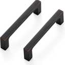 Ravinte 30 Pack Solid 3-1/2 Inch Kitchen Square Cabinet Handles Oil-Rubbed Bronze Cabinet Pulls Drawer Pulls Kitchen Cabinet Hardware Kitchen Handles