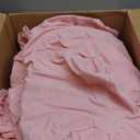 Realspring Inflatable Bean Bag Chairs Outdoor Blow up Camping Chairs Inflatable Lazy Sofa Folding Portable Bean Bag Loungers Couch for Movie Night (Light Pink, 6 Pcs)