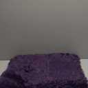 Przemy Fluffy Runner Rug for Bedroom Living Room, 2x6 Feet Dark Purple Shag Area Rugs, Soft Fuzzy Carpet for Bedside Nursery Kids Room College Dorm, Plush Throw Rug for Home Decor