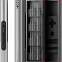 HOTO SNAPBLOQ D-A03 Cordless Electric Mini Drill Pen, 3-Speed Precision Hand Drill for Jewelry, PCB & DIY Crafts, Corelss Brushless Motor, 800mAh Type-C Rechargeable, LED Ring Light, 20 M2 Drill Bits