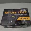 20 Pack Mouse Traps Indoor for Home,Mice Traps for House,Reusable Mouse Trap that Work,Small Mice Catchers for Home Indoor, Quick Set Mousetraps Effective