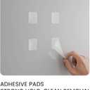 Large Felt Bulletin Board 48" x 36", 12-Pack 4-Compartment Wall Organizer, Cork Board Alternative with 70 Removable Adhesive Tabs, Modular Felt Panels for Home Office, Classroom and Study-Navy Blue