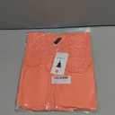 ZESICA Women's Tie Front Peplum Tops Long Puff Sleeve Lapel Collar Cute Babydoll Blouses Shirts L