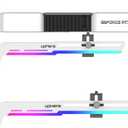 upHere 5V Addressable RGB White Graphics Card GPU Brace Support Video Card Sag Holder,Built-in 5V ARGB Strip,Adjustable Length and Height Support,G276WTARGB