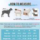 Lukovee Recovery Suit for Dogs, Onesie Surgery Recovery Suit for Female Male Dogs, Abdominal Wounds Cone E-Collar Alternative Prevent Licking Spay Recovery Suit (GY,XL)