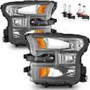 Headlights Halogen for 2015-2017 Ford F-150 XL/XLT/Lariat