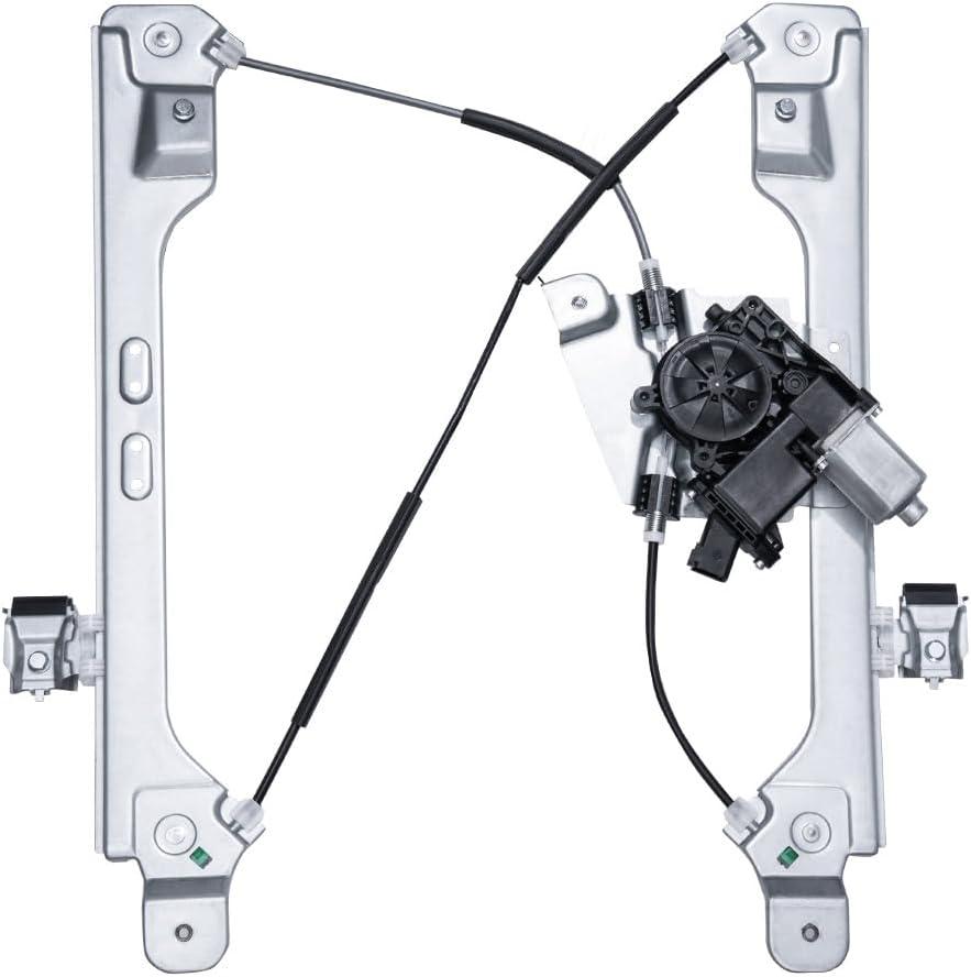Power Window Regulator Compatible with Cadillac SRX 2010-2015 & Saab 9-4X 2011,Front Driver Side,Replace # 751-966 15883166 20859663