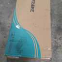 Twin Size Bed Frame with Headboard and Footboard Metal Platform Bed for Kids Adults No Box Spring Support Needed Easy to Put Together Black