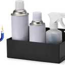 AIRTOON Magnetic Aerosol Spray Can Holder, Magnetic Bottle Holder for Garage, Workspace and Home, Black