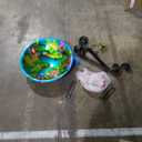 Bird Bath for Outside, Glass Solar Birdbath with Foldable Metal Stand for Garden Yard Patio Lawn Decor, 20 Inch Height, Hummingbird