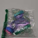 Chengu 3 Pack Square Craft Hole Punch 2, 1 and 5/8 Inch Punch Paper Punchers with 10 Pcs Sticker, Cutter Purple Green Yellow for Card Making Scrapbook DIY Albums Photos Office Supplies