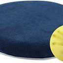 Sigmat Memory Foam Seat Cushion Anti-Slip Soft Round Stool Cushion Chair Pad 16 Inch Navy Blue, 1Count (Pack of 1)