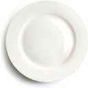 IQCWOOD 6.5 Inch Porcelain Plate Set of 6, White Dessert Plates Ceramic Salad Appetizer Plates for Christmas party, Ceramic Plates for Dinner