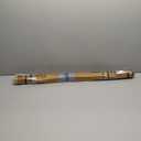 FUJIBONNY 32" Ceiling Fan Downrod, 【1" Outside Diameter】Matte White Extension Downrod Including 5 Extension Wires and 4 Wiring Clips(No Threads)