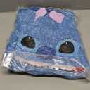 SEEKHINE Adult Cosplay Costume Animal Onesie Unisex Novelty OnePiece Pajamas Sleepwear for Men Women (US, Alpha, Small, Regular, Regular, Blue Alien Dog)