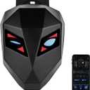 LED Motorcycle Backpack, LED Backpack, Programmable cycling bag, Travel and Camping Storage Bag,Ideal for riding and holiday gifts (Black color)