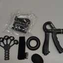 10PCS Grip Strength Trainer Kits, Hand Gripper Strengthener, Forearm Strengthener, Forearm Exerciser, Finger Grip Strengthener, Wrist Strengthener, Stress Relief Ball, Grip Ring, for Muscle Building, Hand Exercisers for Therapy