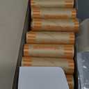Gersoniel 360 Pcs Preformed Coin Wrappers Quarter Rolls Wrappers Bulk Quarter,Pennies,Dimes Coin Rolls for Bank and Office(Orange)