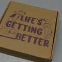 LE TAUCI Ceramic Slow Feeder Dog Bowls Small Breed, 0.6 Cups Dog Food Dish for Fast Eaters, Puzzle Bowl for Small Dogs and Cats,Angle White