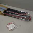 Rain Guards Fit for Chevy Silverado/GMC Sierra 1500 Crew Cab 2019-2026, Tape-on Durable Side Window Wind Deflectors & Visors 2019-2026 Silverado/Sierra 2500HD 3500HD Crew Cab Rain Guard Black 4 PCS