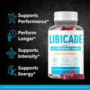 Libicade Gummies - Official Libicade Premium Supplement Gummy for Men - Maximum Strength, All Natural Drive Advanced Formula Daily Support Overall Health & Wellness, 60 Gummies for 1 Month, BBD 04/2028