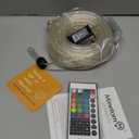 Minetom Color Changing Rope Lights Outdoor, 33FT 100 LED String Lights with Plug & Remote, Waterproof Christmas Light Outdoor Decoration, Twinkle Rope Light for Outside Indoor Bedroom,16 Colors