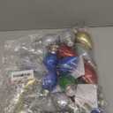 Riceshoot 30 Set Christmas Teacher Appreciation Gift Glitter Light Bulb Ornament for Christmas Tree Hanging Decoration with Thank You Card and Snowflake Organza Bag for Winter Xmas Party Supplies